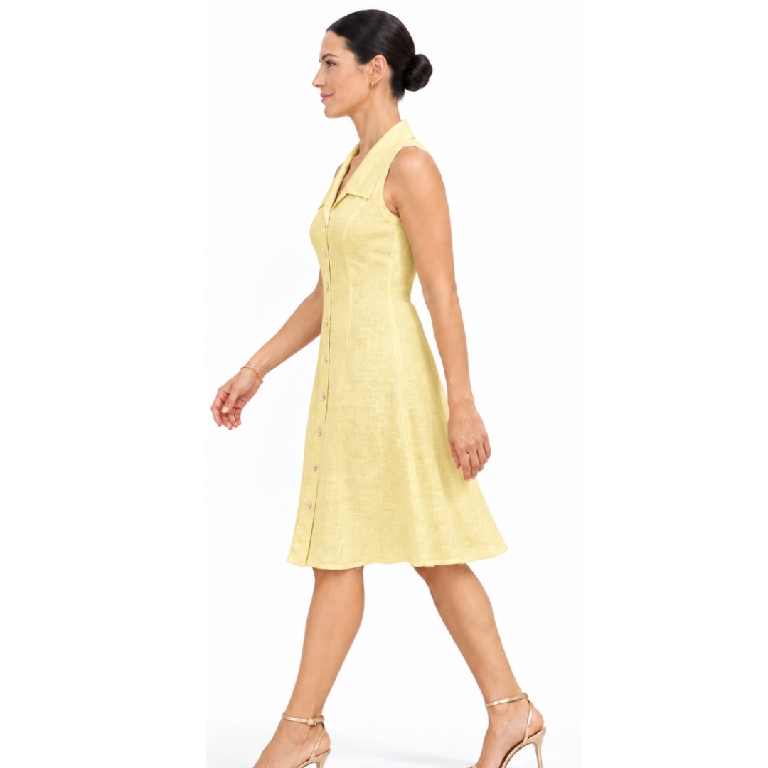Camille Linen Shirt Dress