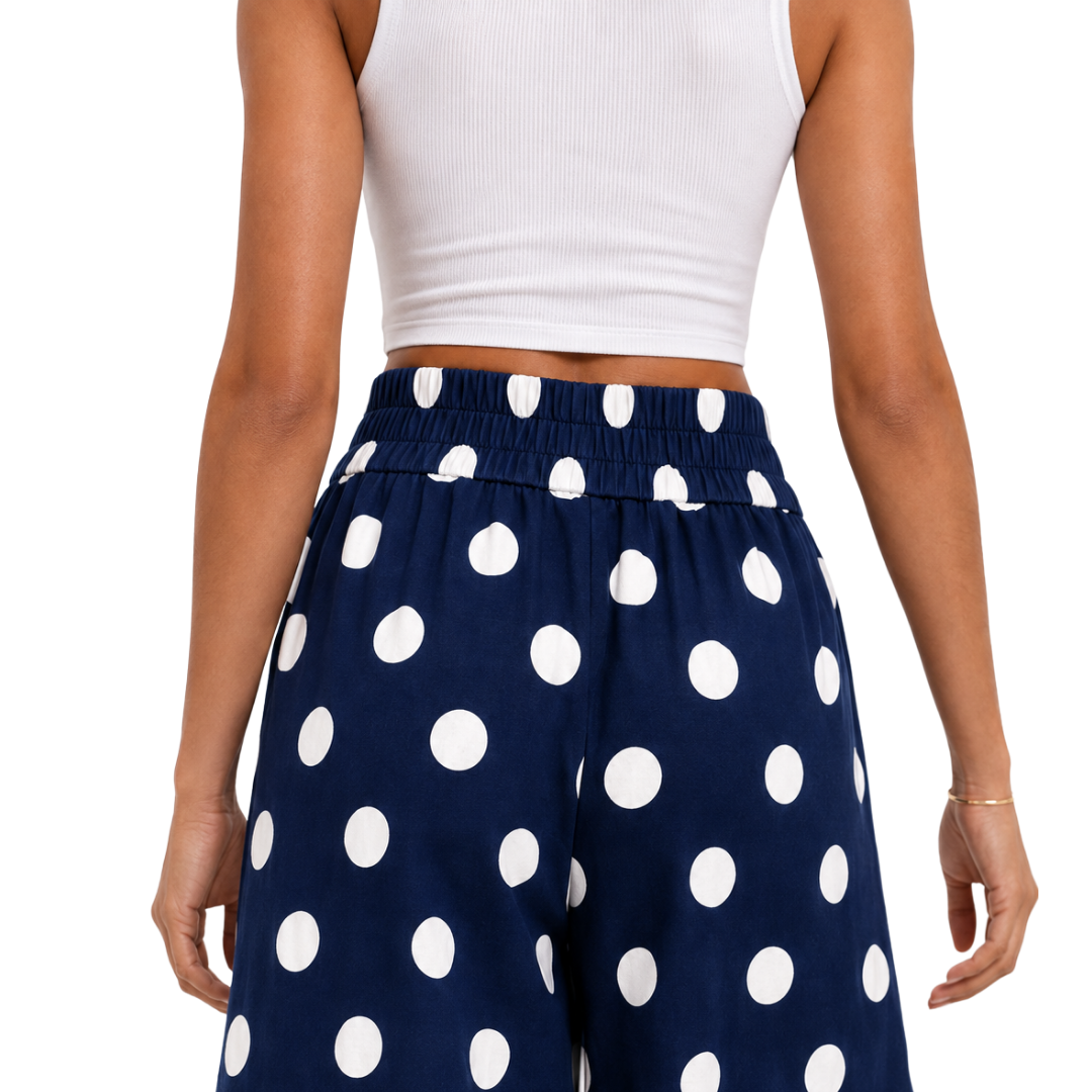 Kenna Linen Palazzo Pants – Flat Front Wide Leg