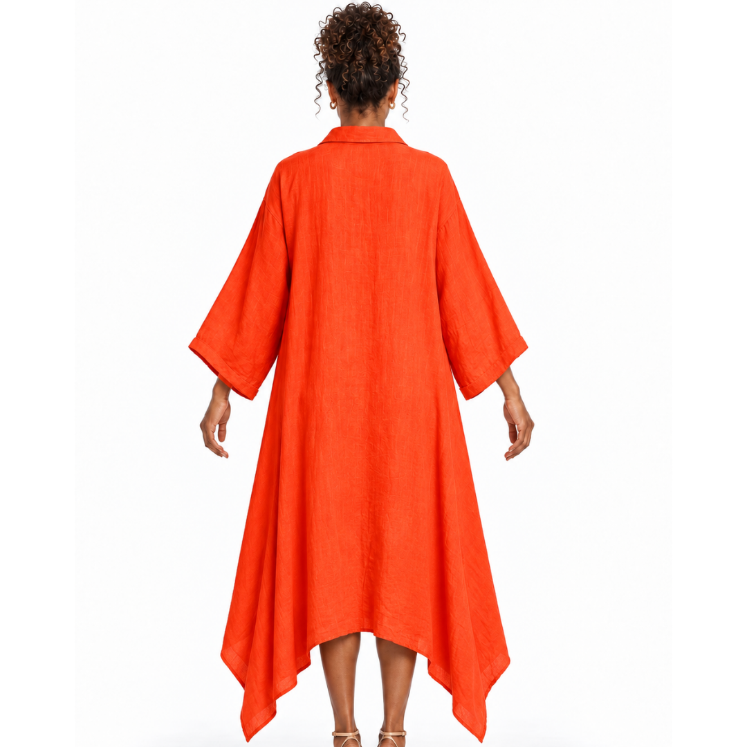 Solara Handkerchief Shirt Dress
