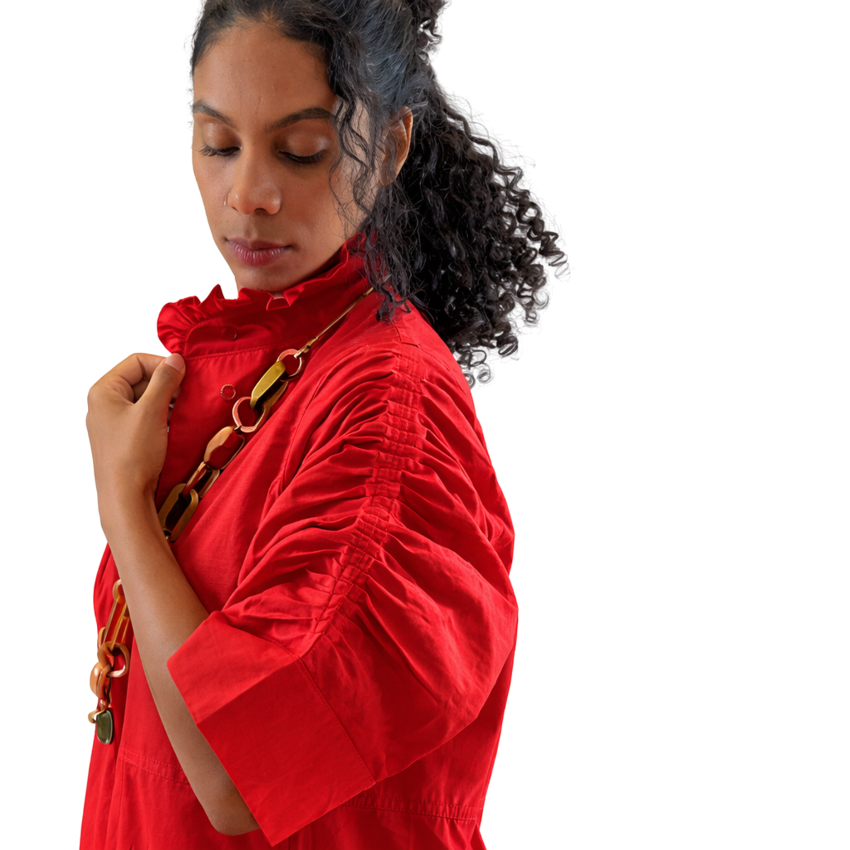 Mila Relaxed Egyptian Cotton Shirt Dress