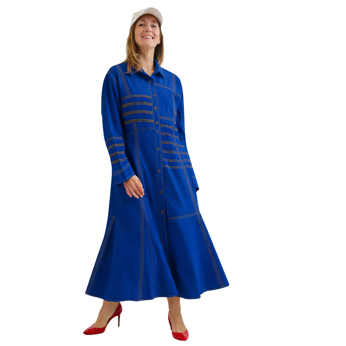 Noelle Classic Poplin Maxi Dress