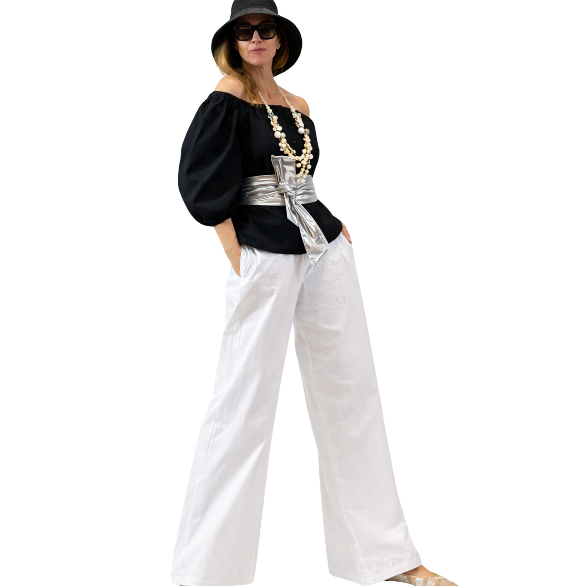 Rochelle Cotton Poplin Top