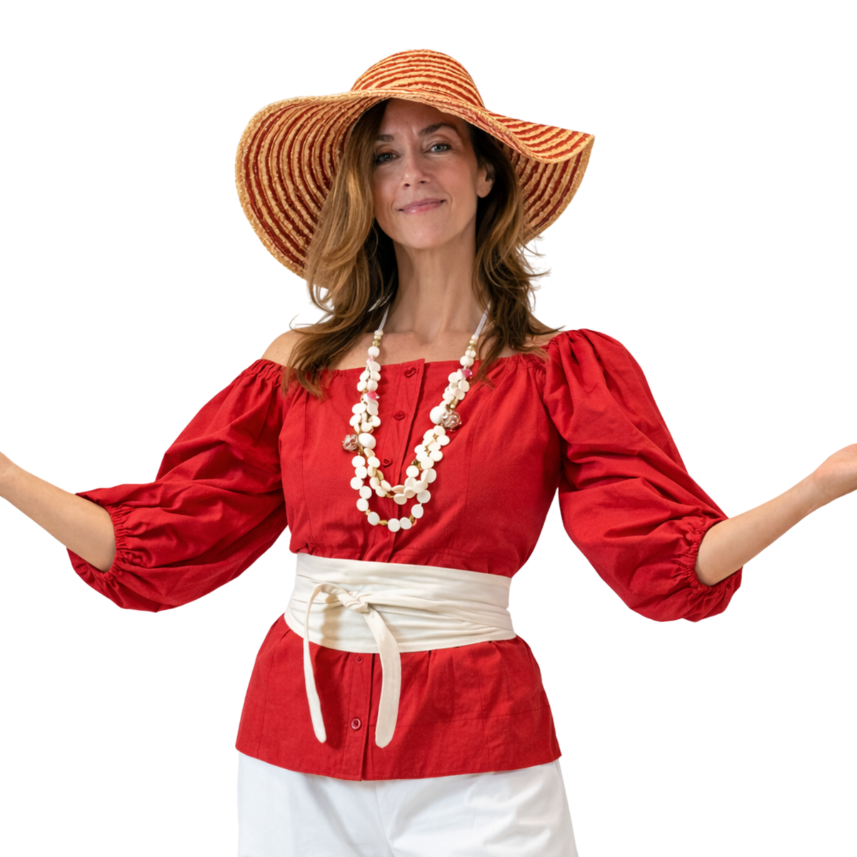 Rochelle Cotton Poplin Top