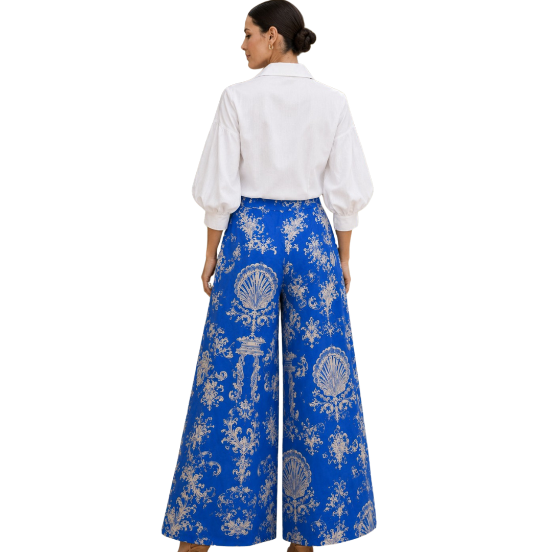Colette Relaxed Drop-Shoulder Balloon-Sleeve Cotton Poplin Shirt