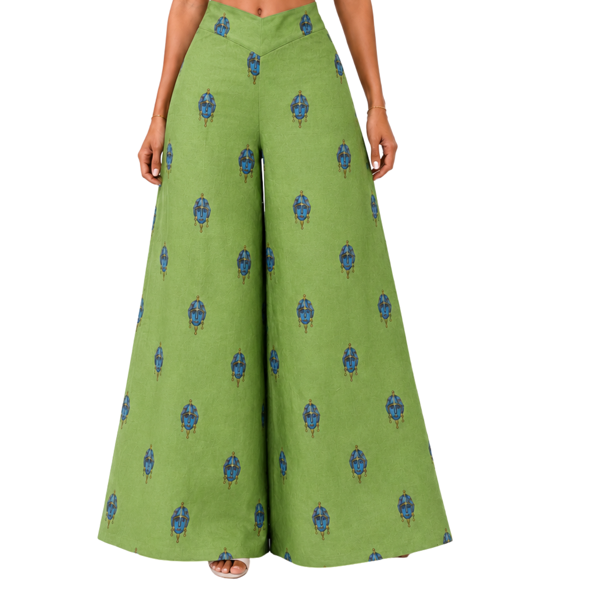 Savannah Masque 100% Flax Linen Wide-Leg Pants