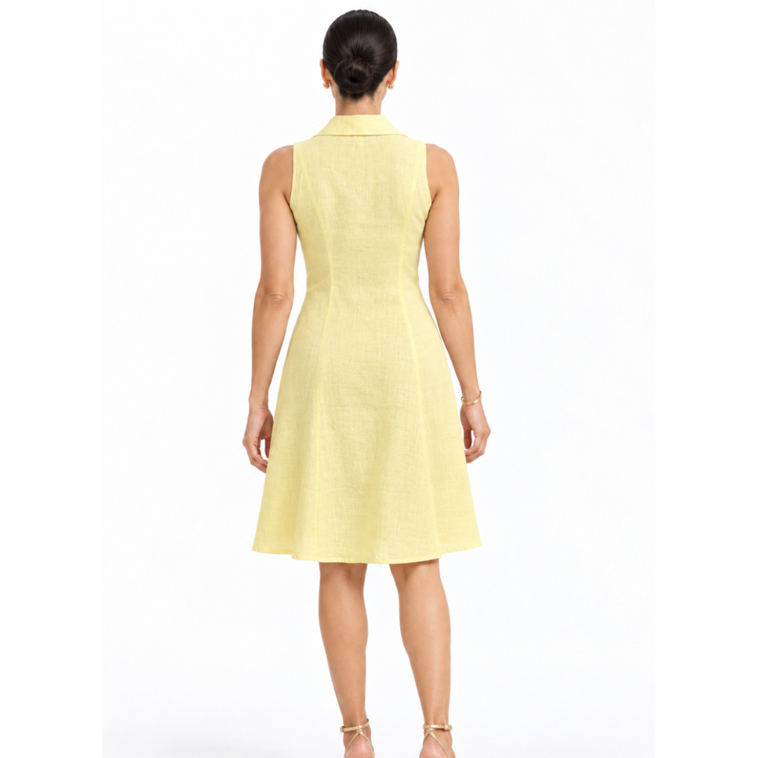 Camille Linen Shirt Dress