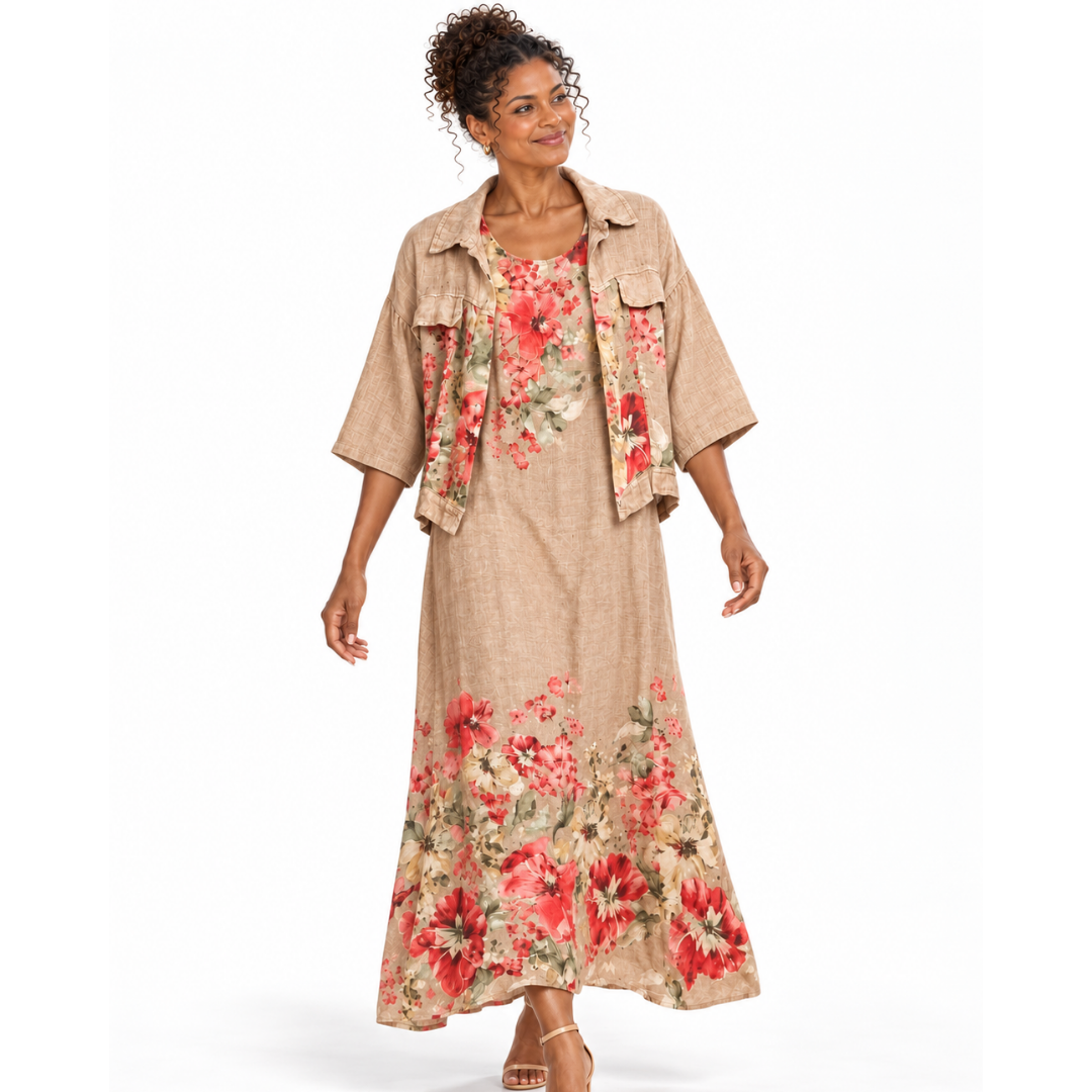 Sienna Floral Linen Set