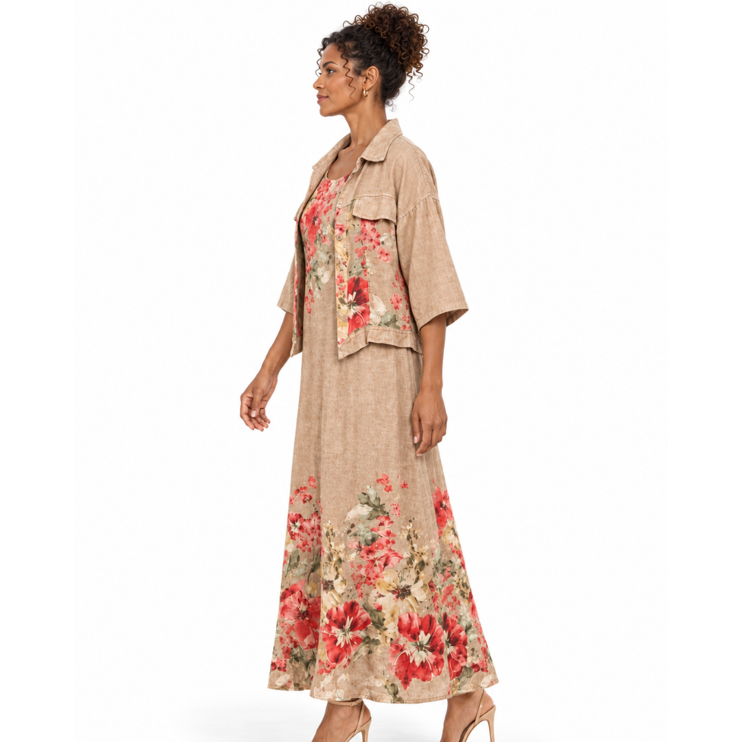 Sienna Floral Linen Set