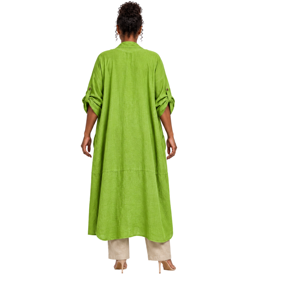 Aurelia Linen Duster Jacket
