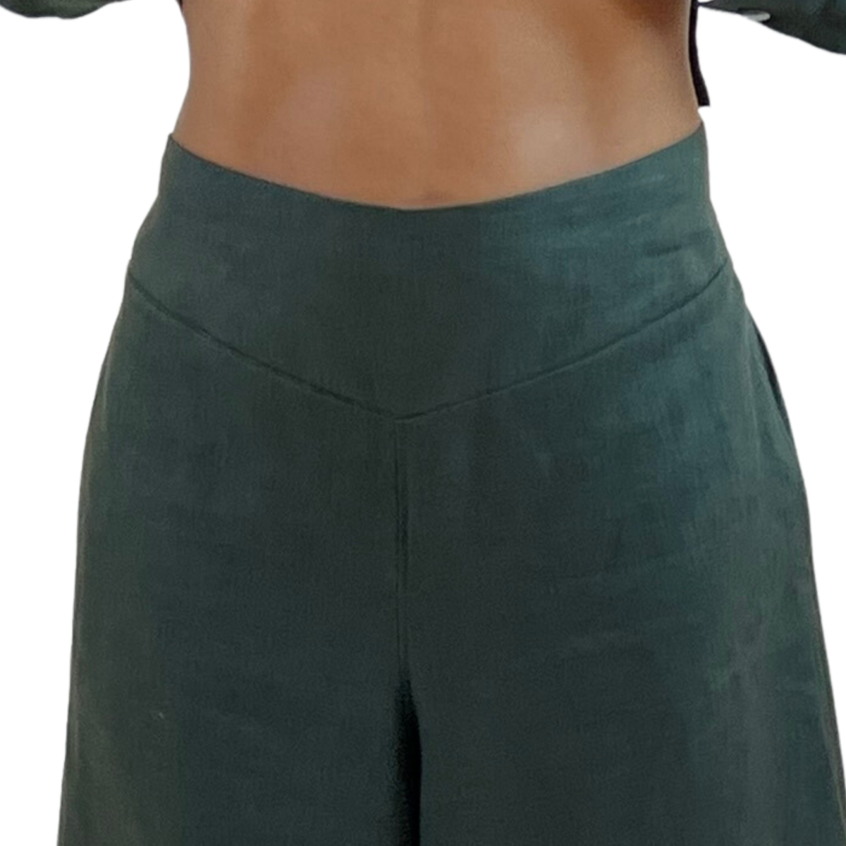 Rachel Linen Palazzo Pants – Flat Front Wide Leg-Essentials