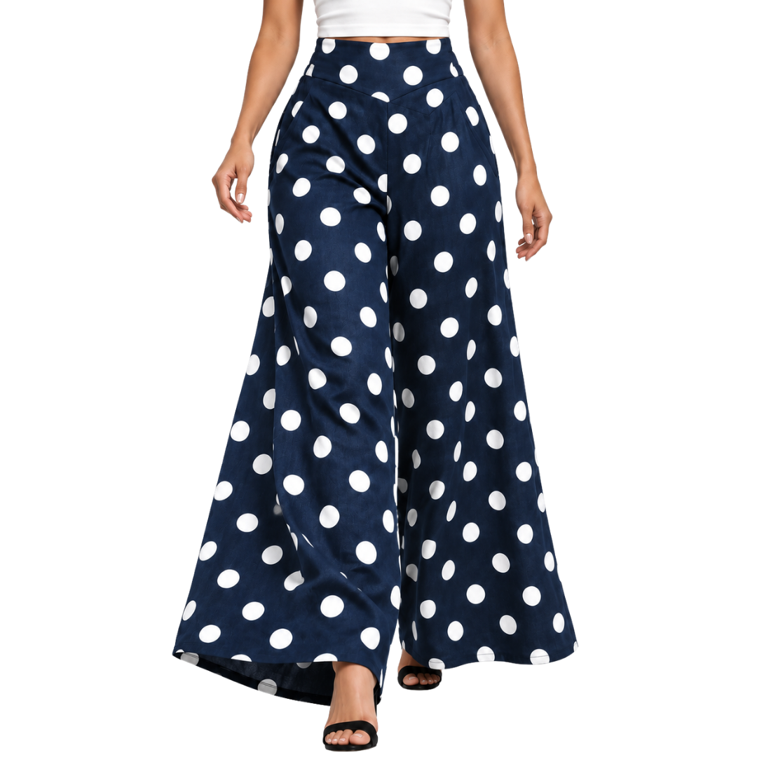 Kenna Linen Palazzo Pants – Flat Front Wide Leg