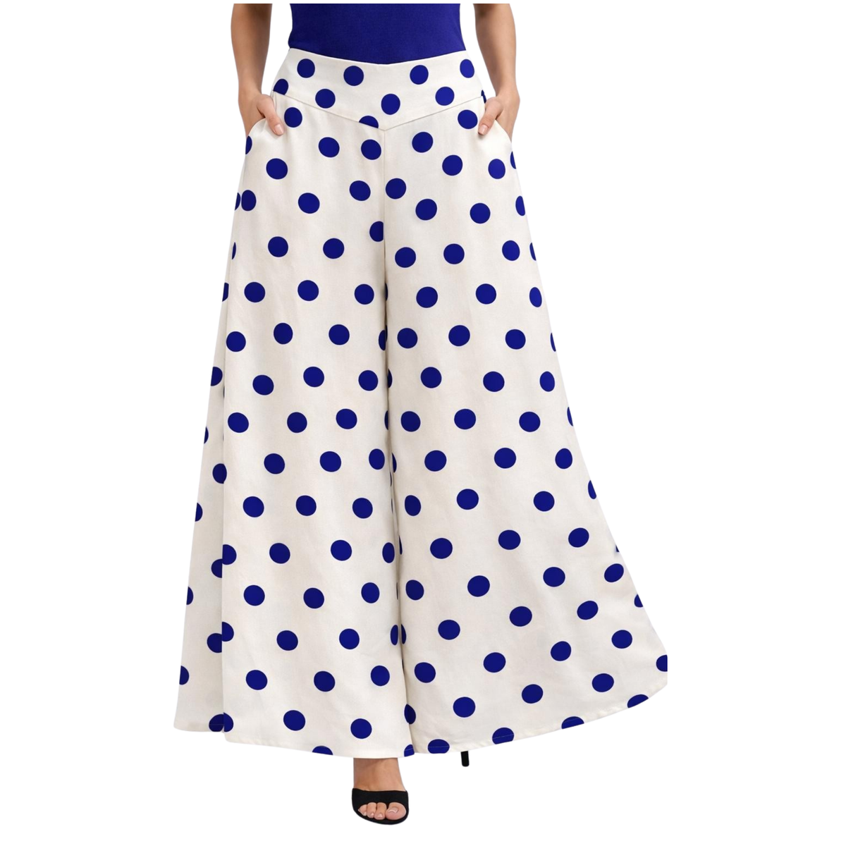 Kenna Linen Palazzo Pants – Flat Front Wide Leg