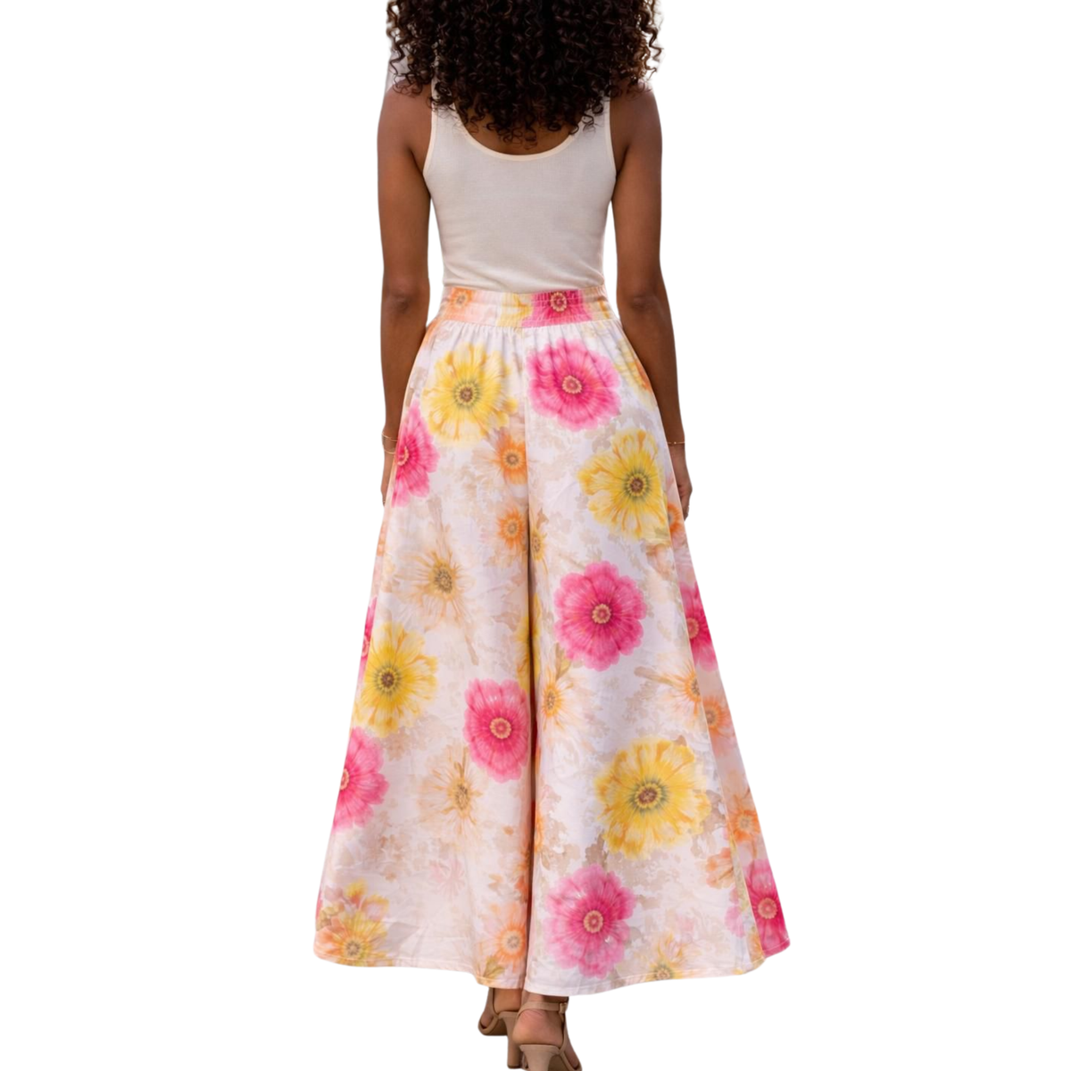 Kenna Linen Palazzo Pants – Flat Front Wide Leg Artist Series