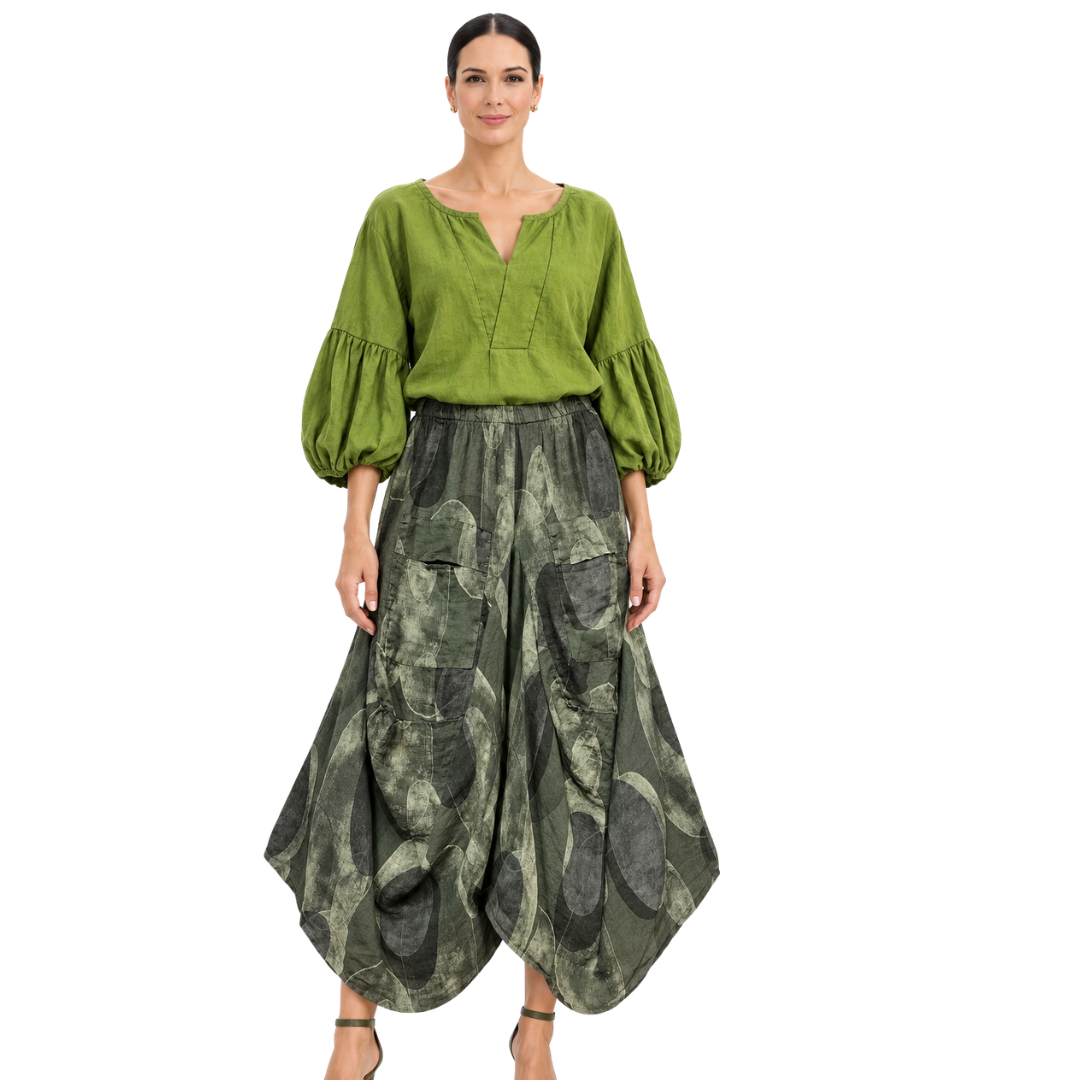 Zola Abstract Cocoon Skirt