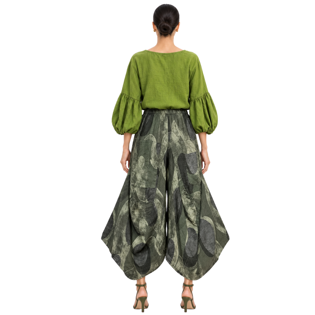 Zola Abstract Cocoon Skirt