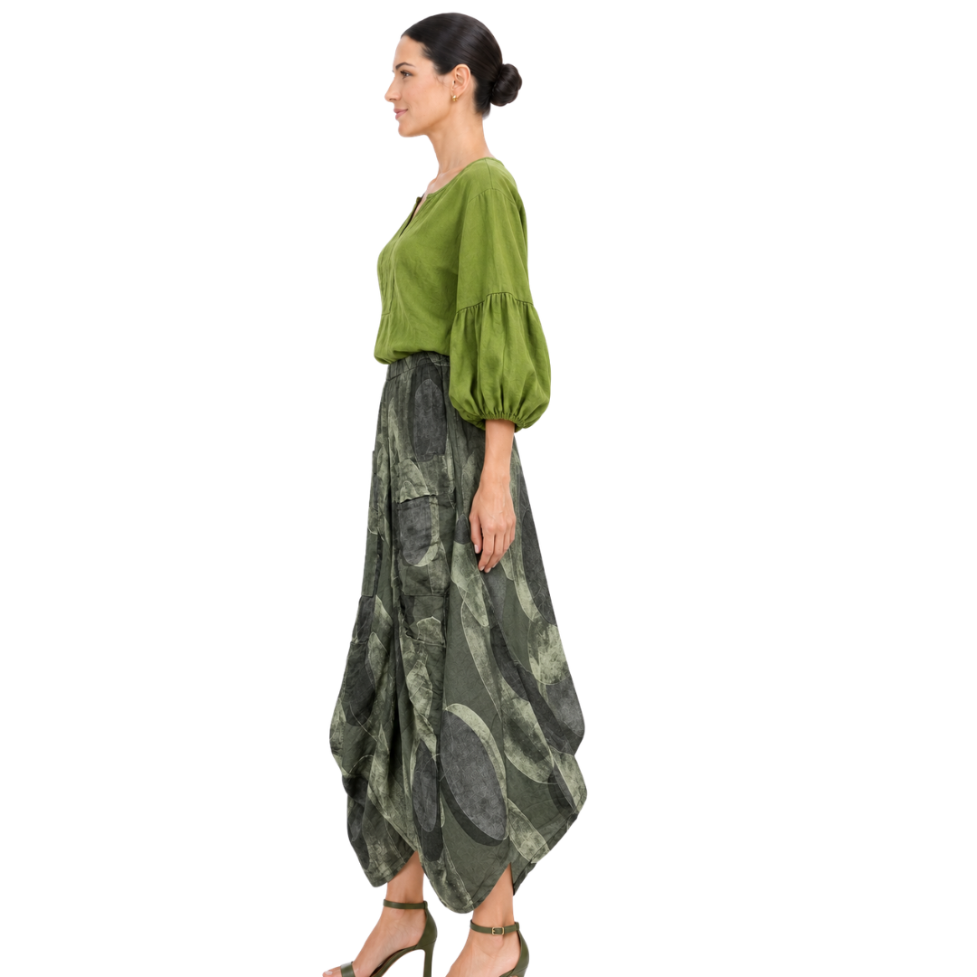 Zola Abstract Cocoon Skirt