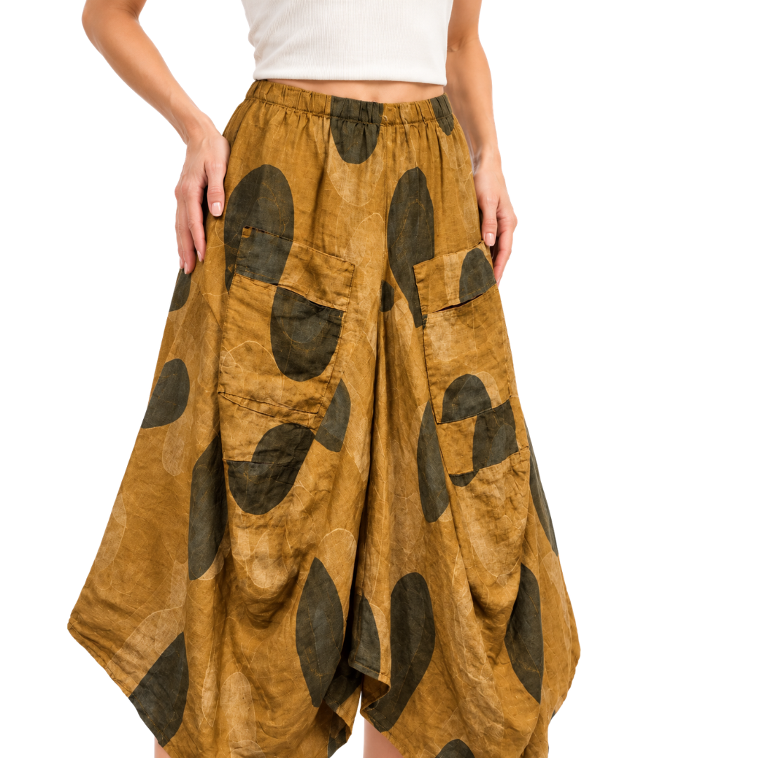 Zola Abstract Cocoon Skirt