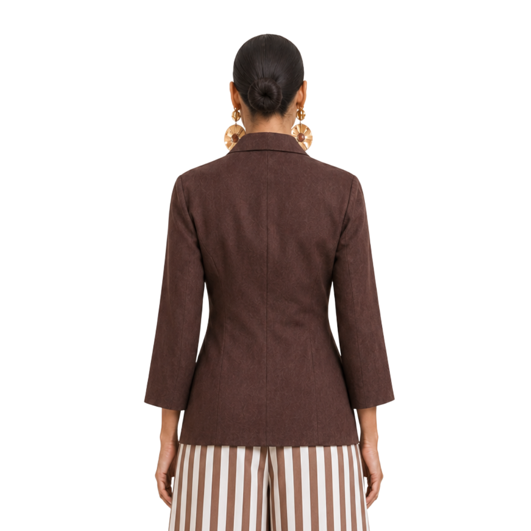 Alessia Lined Linen Ruffle Wrap Top