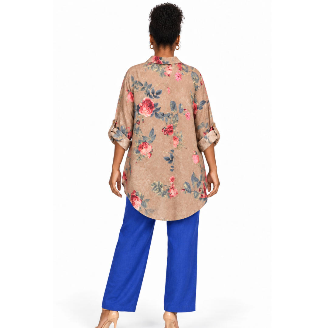 Rosalie Floral Linen Shirt