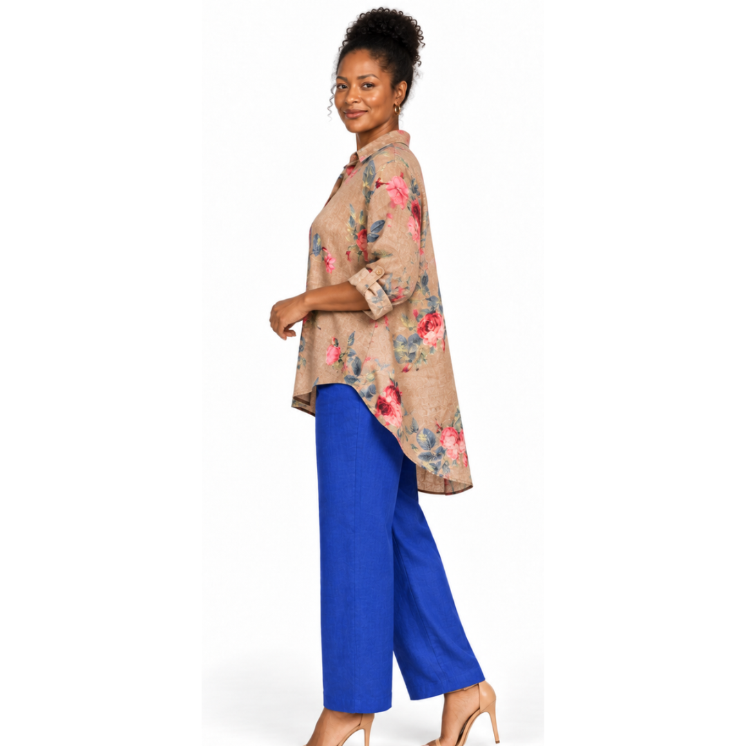 Rosalie Floral Linen Shirt