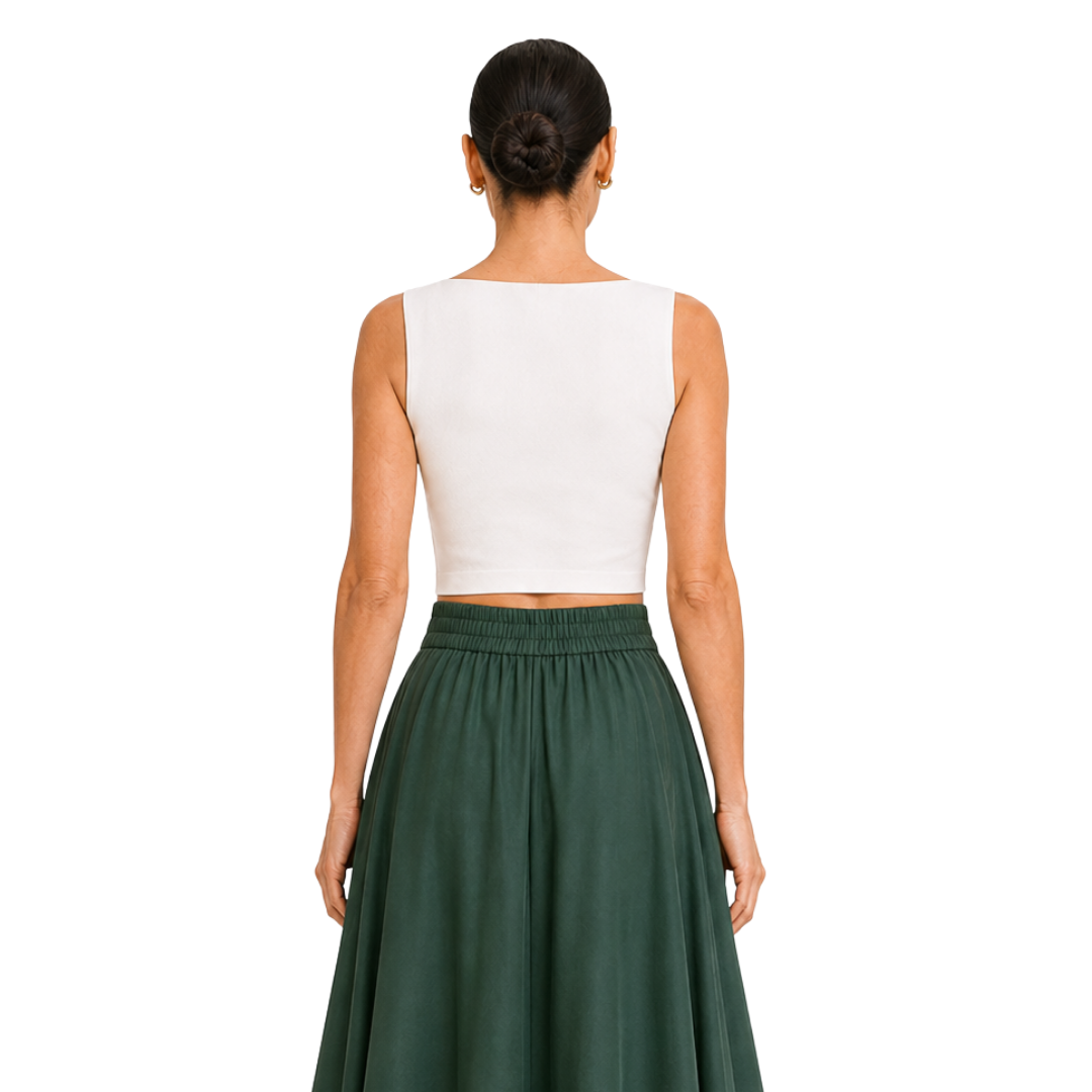 Aurelia Bias-Cut Crepe-Silk Maxi Skirt